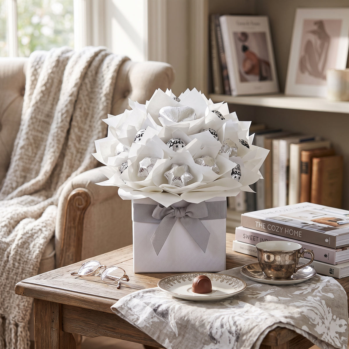 With Sympathy Chocolate Bouquet