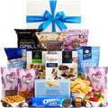 Ultimate Snack Pack gift hamper loaded with snacks in a large white gift box
