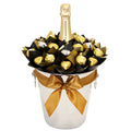 Let's Celebrate Chandon Brut and Ferrero Rocher gift set in a stainless steel ice bucket